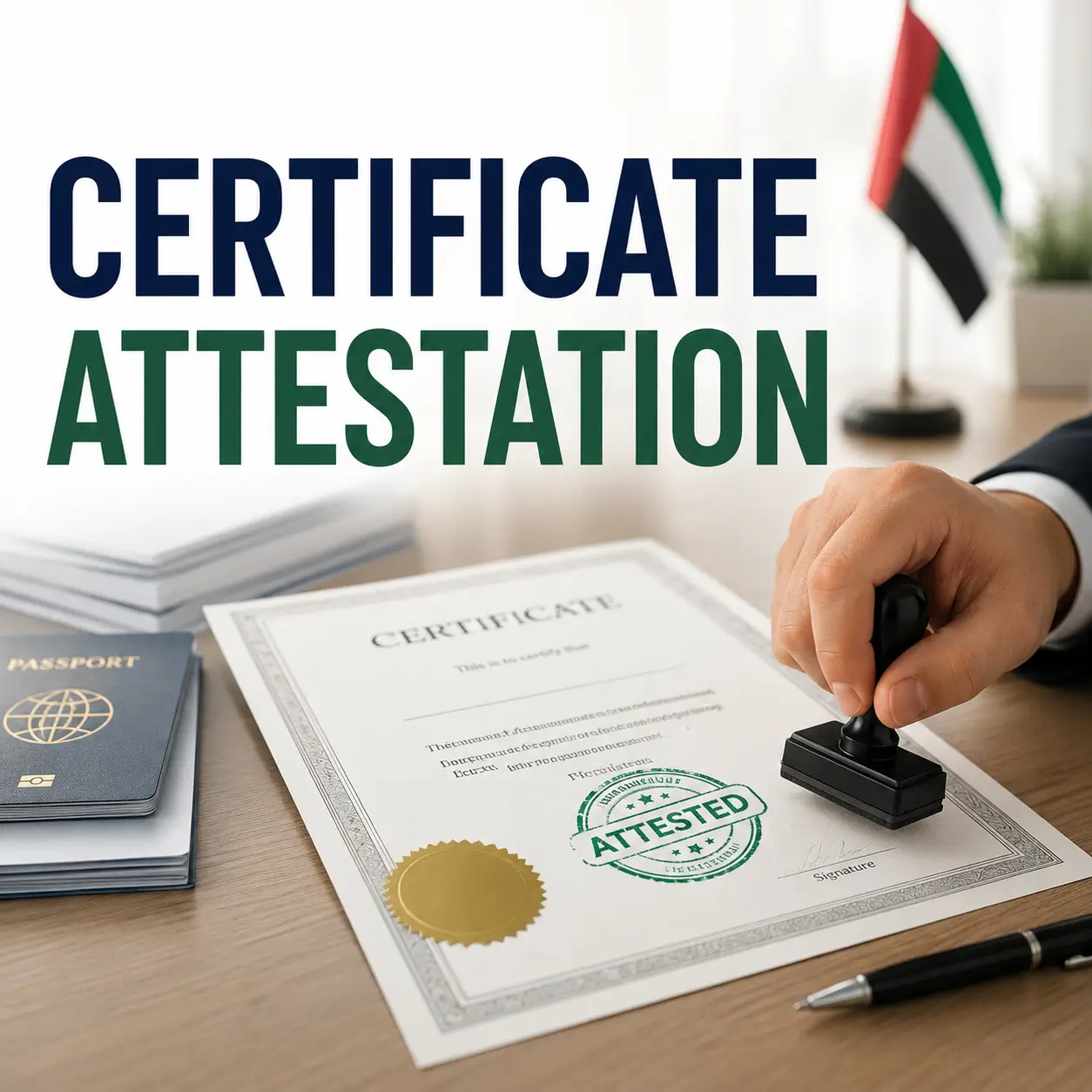 Certificate Attestation - Middle Class Typing Center